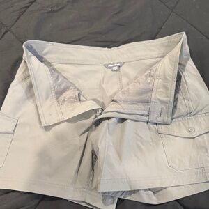 Eddie Bauer Light Gray Women's Cargo Shorts